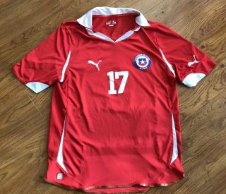 Puma 2010/11 Federacion Chile Gary Medel Jersey Shirt Camiseta Soccer Football