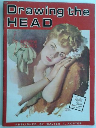 Vintage Drawing The Head By Andrew Loomis Published 1943 Walter Foster Art Books