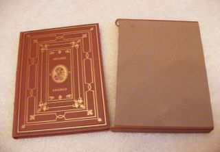 Vintage 1965 Hc Art Book Slipcase Life Of Michel Angelo Lithograph Illustrations