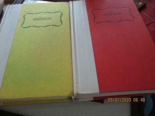 Shogun By James Clavell (1975) Vols 1 And 2 Hardcover