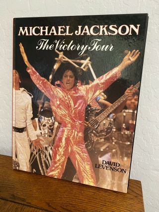 Michael Jackson Book The Victory Tour By David Levenson Full Color Pop Icon 1984