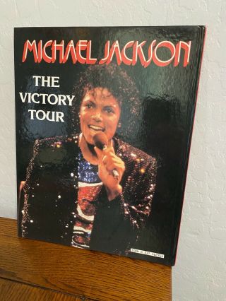 MICHAEL JACKSON BOOK The Victory Tour by David Levenson Full Color Pop Icon 1984 2