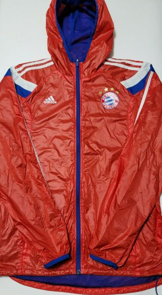 Adidas Medium FC Bayern Munchen Anthem Jacket Track Top Woven FCB Munich F85632 2