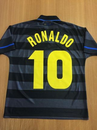 Ronaldo 10 Internazionale Cup Shirt Football Shirt 1997 1998.  Size: Cut Umbro