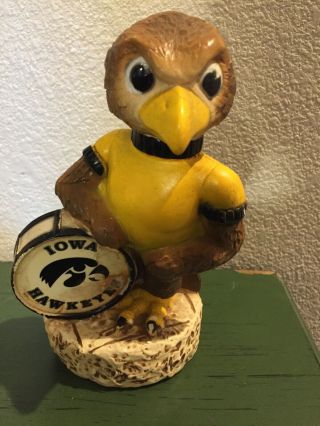 Iowa Hawkeyes Herky The Hawk Mascot Statue 7 “tall