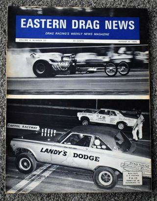 Eastern Drag News August 6,  1965 Vol 4 No 20