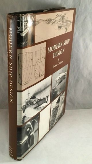 Vintage Book Modern Ship Design By Thomas Gillmer 1970 Us Navy Naval Institute