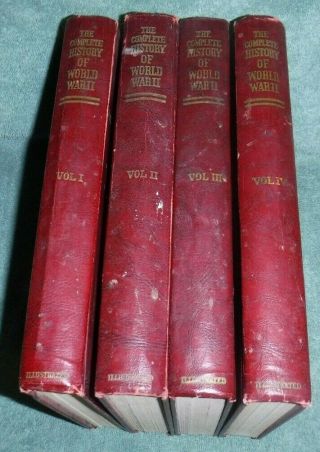 The Complete History Of World War II Vols 1 - 2 - 3 - 4 Francis Trevelyan Miller 1945 2