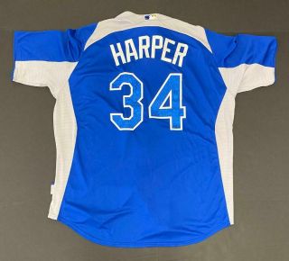 2012 Mlb All Star Game National League Bryce Harper Rookie Majestic Jersey