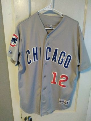 Alfonso Soriano Chicago Cubs Mlb Gray Authentic Majestic Jersey Mens Size Large