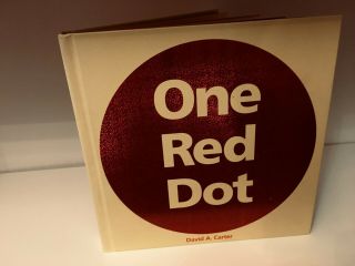 One Red Dot Pop Up Book By David A Carter