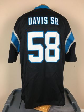 Nike On Field Carolina Panthers Thomas Davis Sr.  58 Jersey Men’s Size Large L