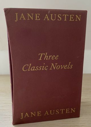 Three Classic Novels By Jane Austen: Folio Society