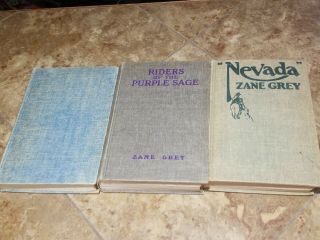 Vintage Book Riders Of The Purple Sage By Zane Grey 1912 Nevada Maverick Queeen