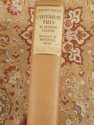 Geoffrey Chaucer Canterbury Tales in Modern English Illustrated by Rockwell Kent 2