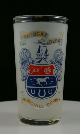 1968 Official Kentucky Derby Glass,  94th Running For The Roses,