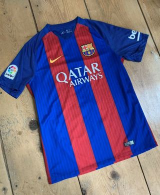 Barcelona Neymar Jr Authentic Home Jersey 2016/17 Nike Dri Fit