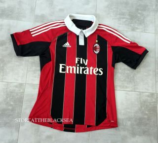 Ac Milan 2012 2013 Home Football Soccer Shirt Jersey Maglia Adidas Trikot Men M