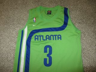 Shareef Abdur Rahim Atlanta Hawks Nba Basketball Jersey Swingman Nike M Sewn 3