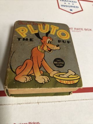 Walt Disney’s Pluto The Pup,  The Big Little Book,  1938,  1467,  Media Post.
