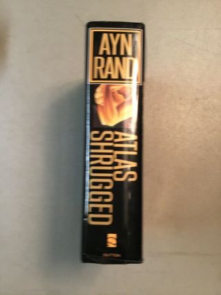 ATLAS SHRUGGED,  Ayn Rand,  35th Anniversary Edition,  1992 (24th Printing) HCDJ 2