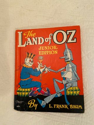 Wizard Of Oz Vintage - The Land Of Oz By L.  Frank Baum