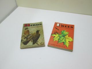 Vintage A Golden Nature Guide Book American Birds And American Trees Set Of 2