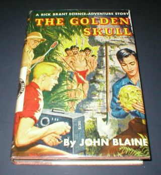 Rick Brant 10 - The Golden Skull 1961 Printing Hardcover/dust Jacket John Blaine
