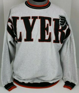 Vintage Philadelphia Flyers Nhl Hockey Legends Athletics Sweater Sweatshirt Xl
