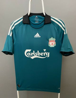 Liverpool Fc 2008 2009 Football Soccer Shirt Jersey Adidas 3rd Third Size S