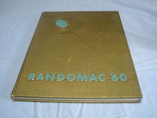 1960 Randomac Randolph - Macon Academy Yearbook Annual Front Royal Va Virginia