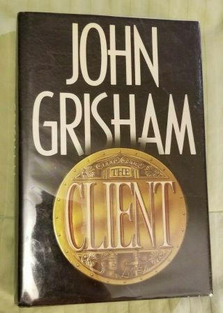 Autographed Book " The Client " By John Grisham 1st Edition/1st Printing 1993