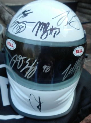 Autographed Bell Helmet (1/2 Scale) From 2018 Texas Motor Speedway Truck Race