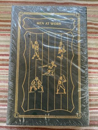 Men At Work The Craft Of Baseball,  George Will Easton Press Leather