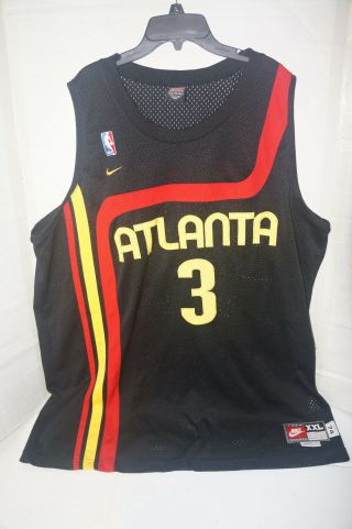 Shareef Abdur Rahim Atlanta Hawks 3 Black Jersey Xxl Size By Nike @ $29.  99 Fs