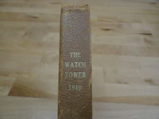 Watchtower Watch Tower - Bound Volume Of 1949.  Magazines.