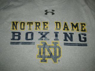 Under Armour Notre Dame Fighting Irish Loose Heat Gear Boxing Shirt Sz Xxl Ncaa