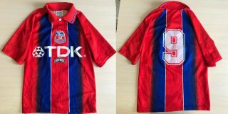 Crystal Palace 1994/1995 Home Boys 30/32” Football Soccer Shirt Jersey Maillot
