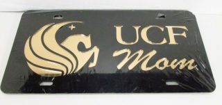Vintage NOS UCF Mom University of Central Florida Knights Acrylic License Plate 2