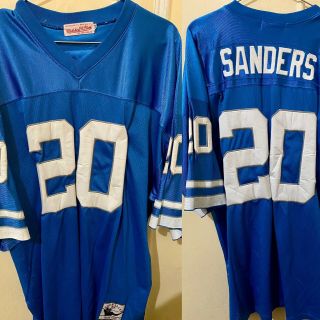 Mitchell & Ness Barry Sanders Detroit Lions 1996 Nfl Football Jersey Mens 54 2xl