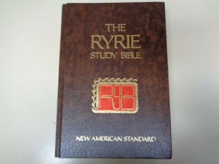 The Ryrie Study Bible 1978 American Standard Reference Theology Christian