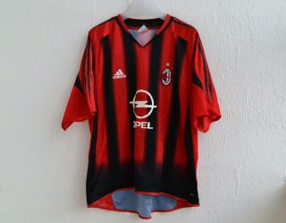 Ac Milan 2004/2005 Home Football Shirt Jersey Adidas Size Xl Adult