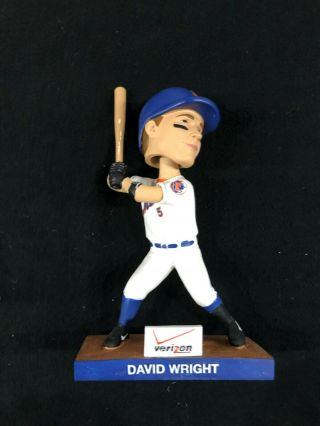David Wright York Mets 6x As 2013 Verizon Bobblehead Sga