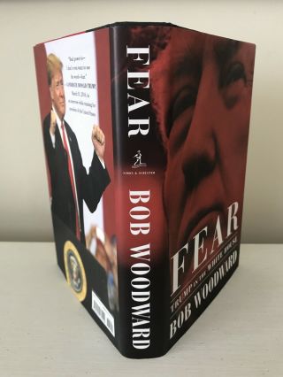 1st Printing Bob Woodward FEAR First Edition Trump White House 2018 HC 1st/1st 3