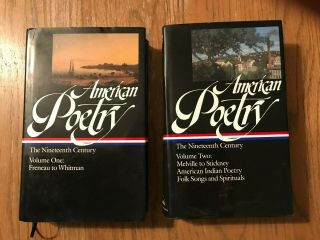 American Poetry: The Nineteenth Century Vol.  1 & 2 Library Of America