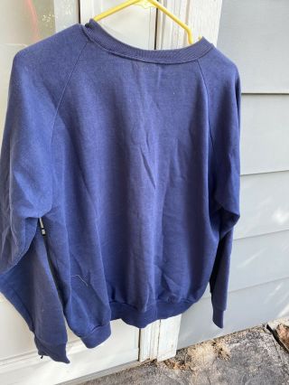 Rare Vintage 80’s LA Los Angeles Rams NFL Crewneck Sweatshirt Made In USA 3