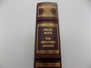 Franklin Library First Ed.  Signed THE ANATOMY LESSON Phillip Roth 1983 (A1) 3
