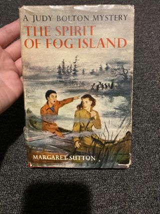 1951 Judy Bolton,  The Spirit Of Fog Island W Dj By Margaret Sutton