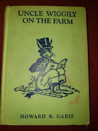 Vtg Hb 1939 Uncle Wiggily On The Farm By Howard R.  Garis