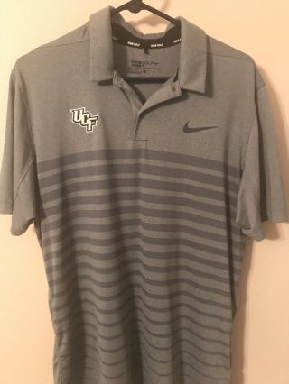 Nike Dri - Fit University Of Central Florida/ucf Knights Polo Shirt,  Size Medium